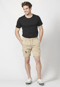 Short Hombre Jogger Knit Denim Bajos Vuelta – Koroshi 2211PS84