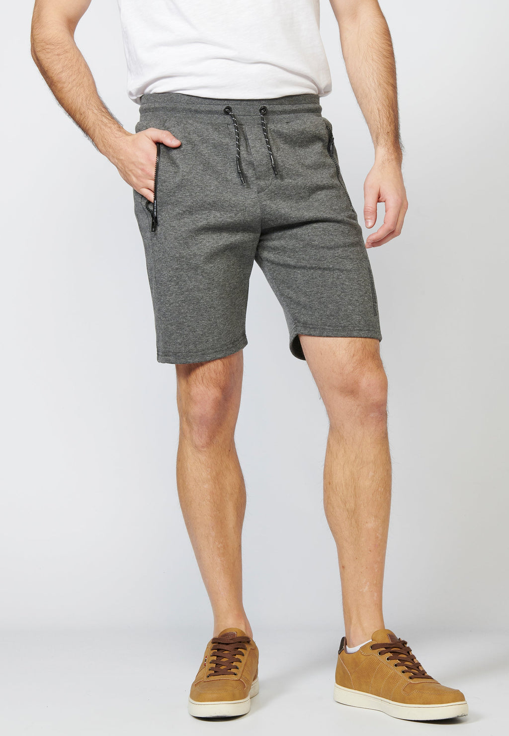 Short Hombre Jogger Interlock 3 Bolsillos Cremallera – Koroshi 2211PS89