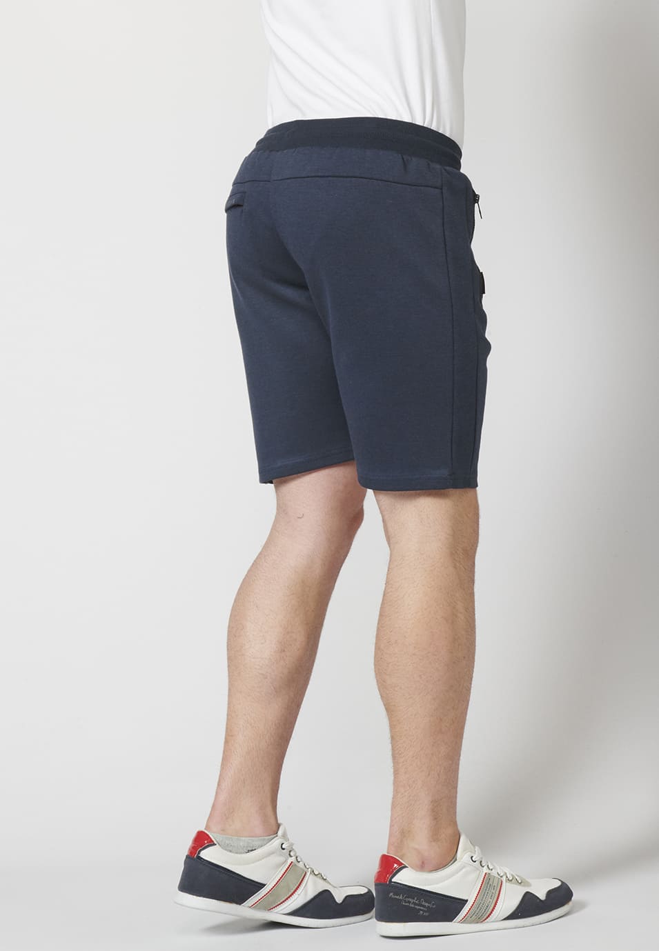 Short Hombre Jogger Interlock 3 Bolsillos Cremallera – Koroshi 2211PS89