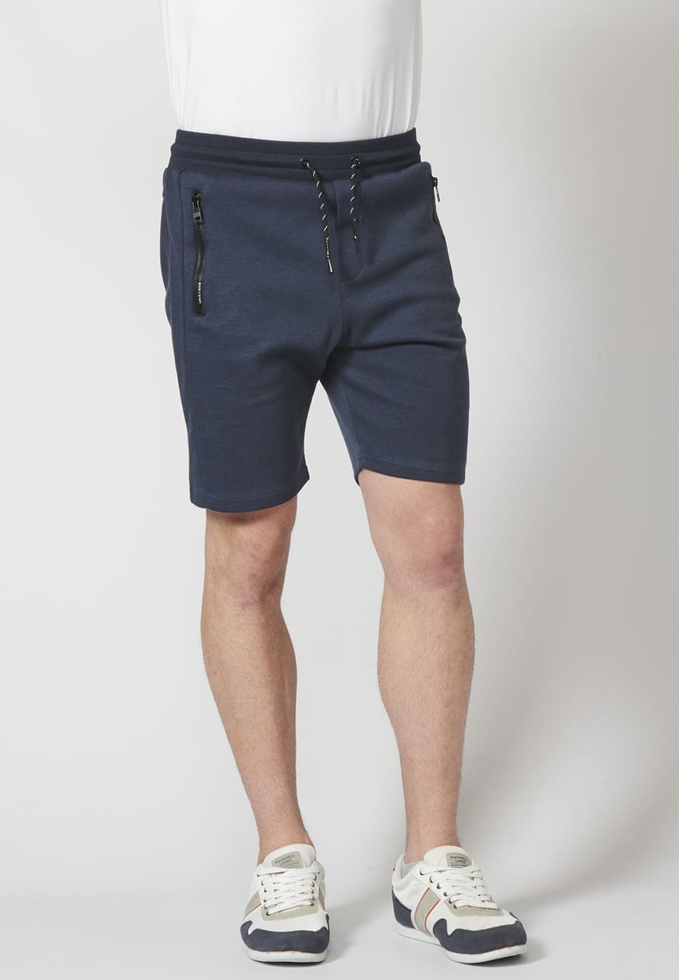 Short Hombre Jogger Interlock 3 Bolsillos Cremallera – Koroshi 2211PS89