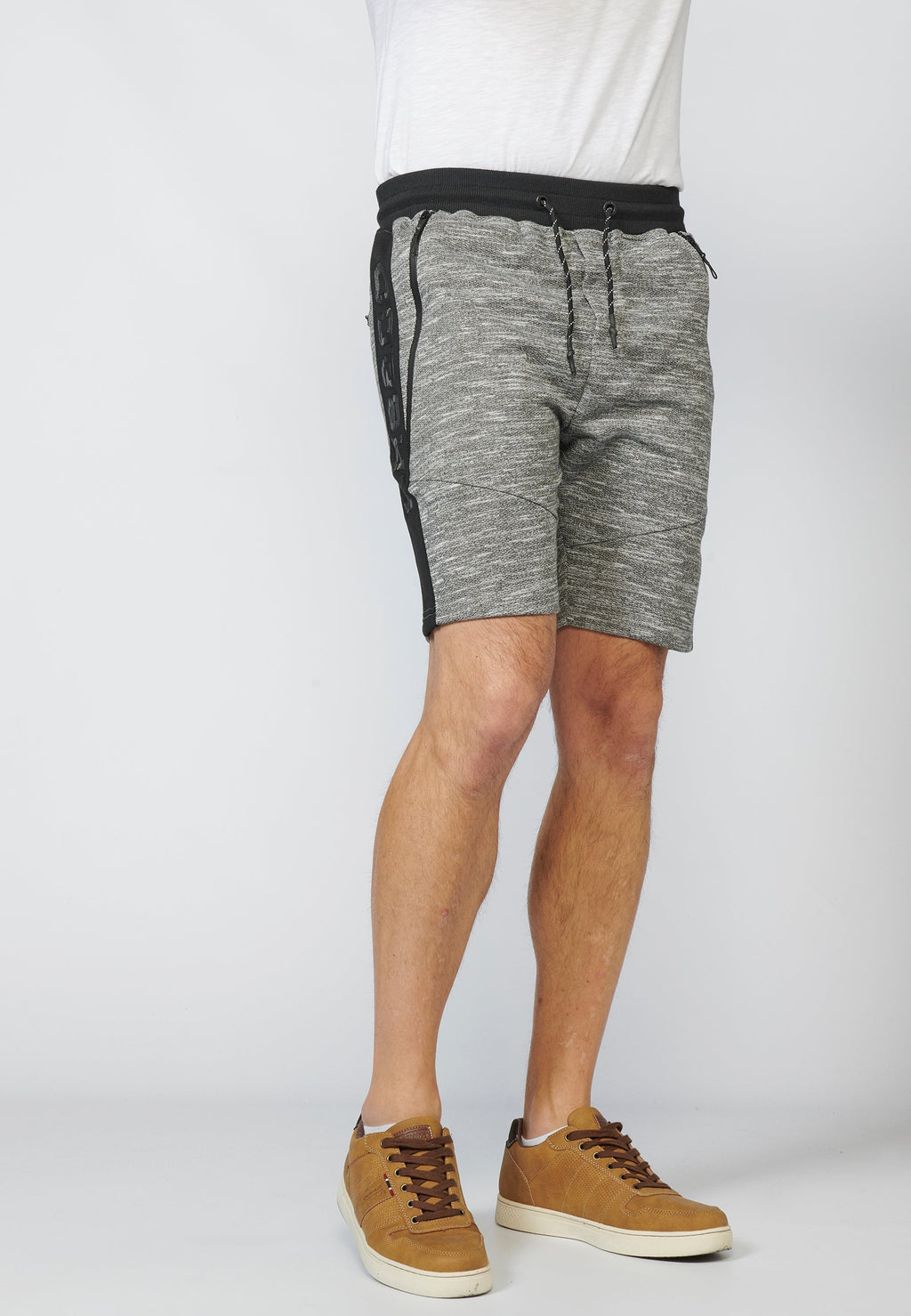 Pantalón Corto Jogger con Cremalleras Termoselladas Hombre – Koroshi 2211PS92