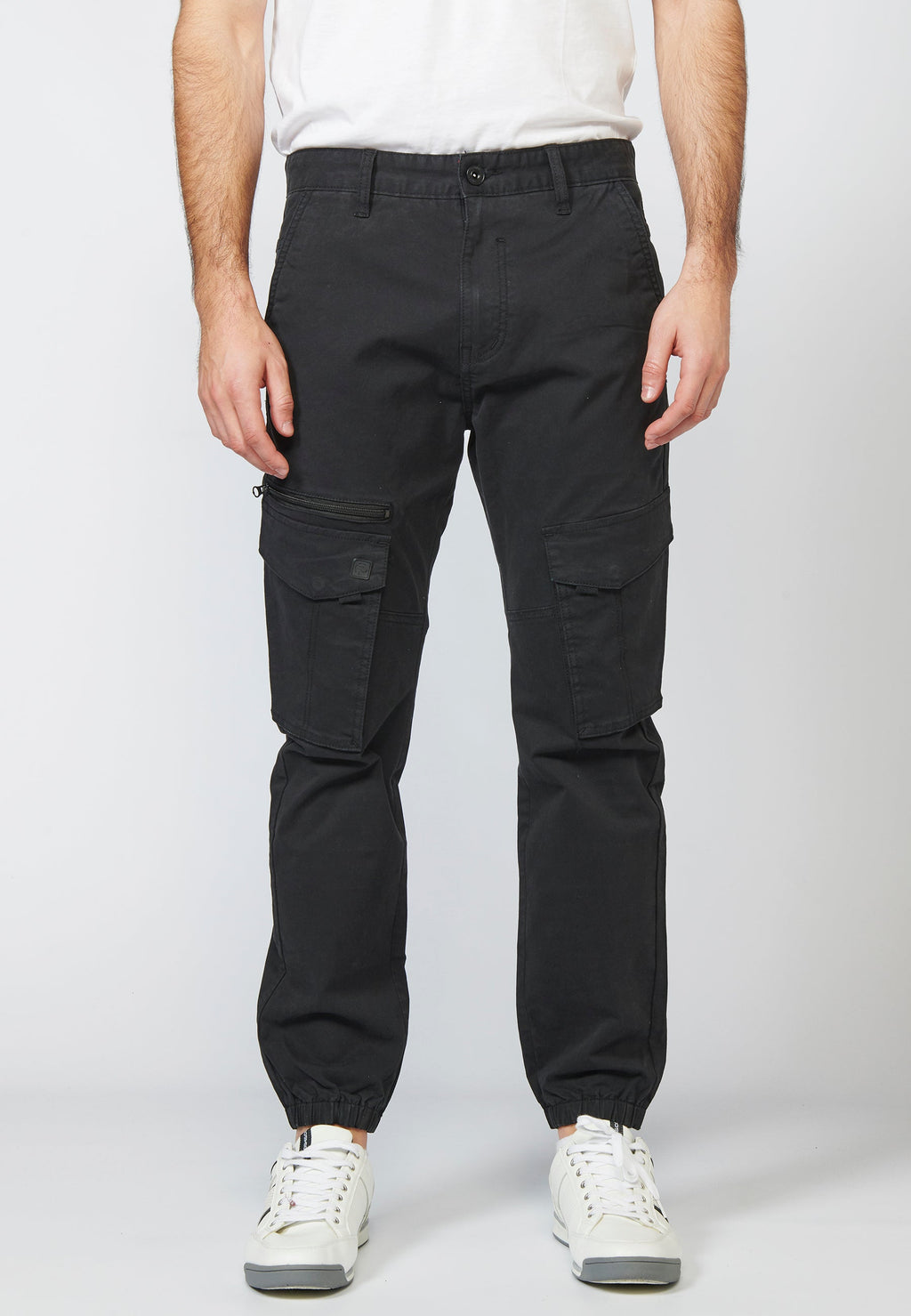 Pantalón Cargo Hombre Seis Bolsillos Bajo Elástico – Koroshi 2211PT06