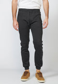 Pantalón Jogger Piqué Hombre Bolsillos con Cremallera – Koroshi Negro