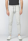 Pantalón largo deportivo jogger piqué con cintura elástica ajustable con cordón para hombre