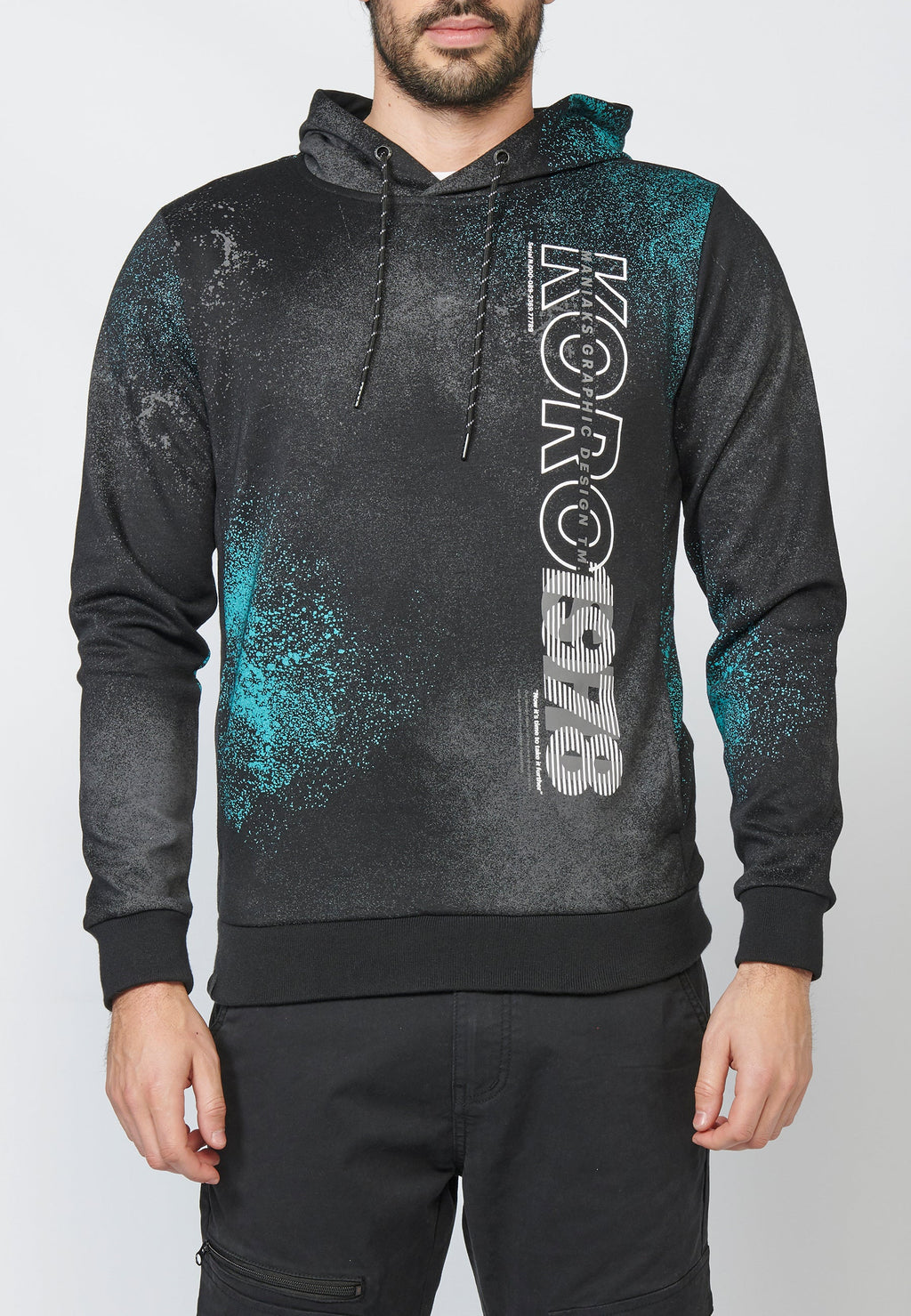 Sudadera de manga larga menta para hombre | ropa casual