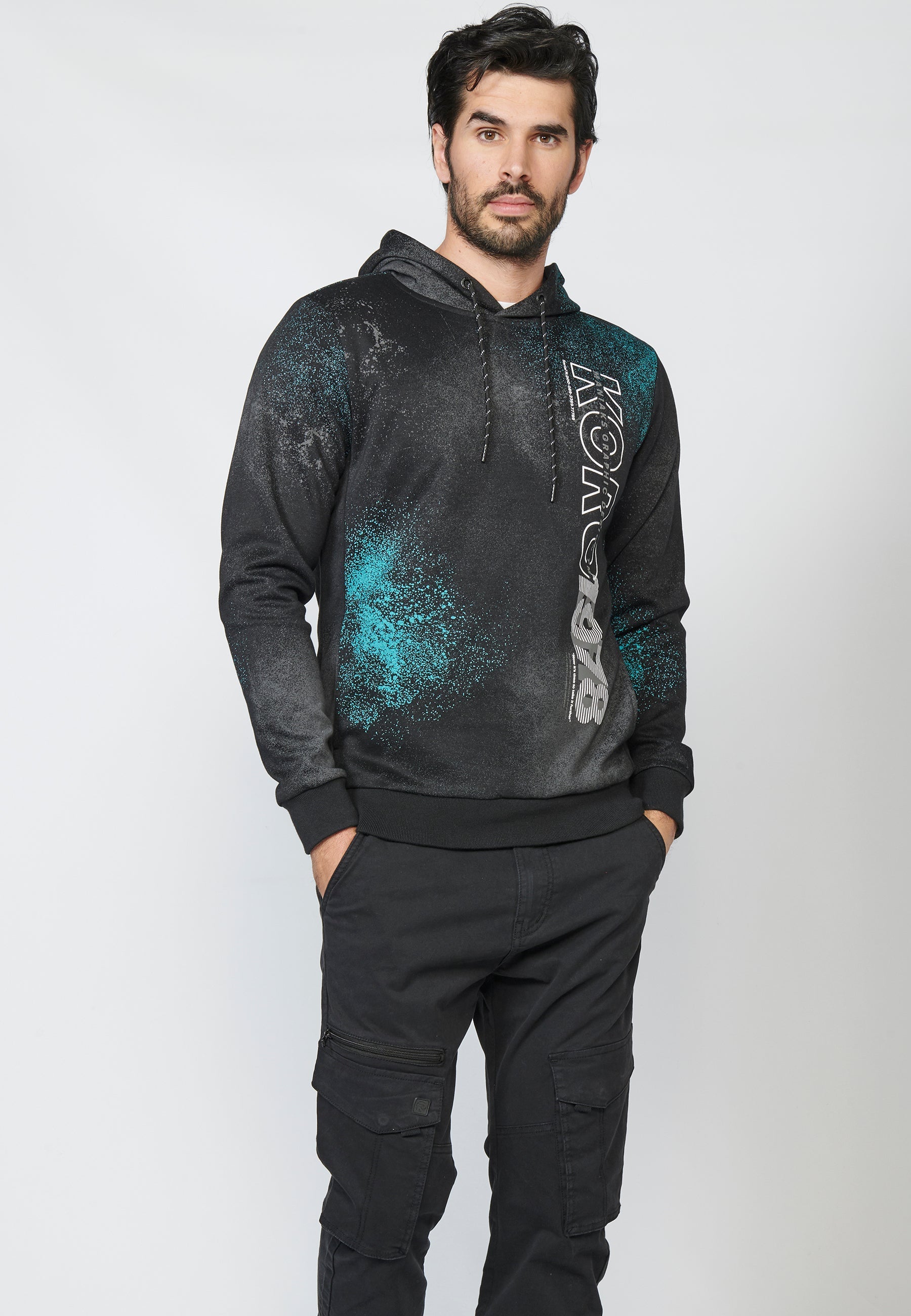 Sudadera de manga larga menta para hombre | ropa casual