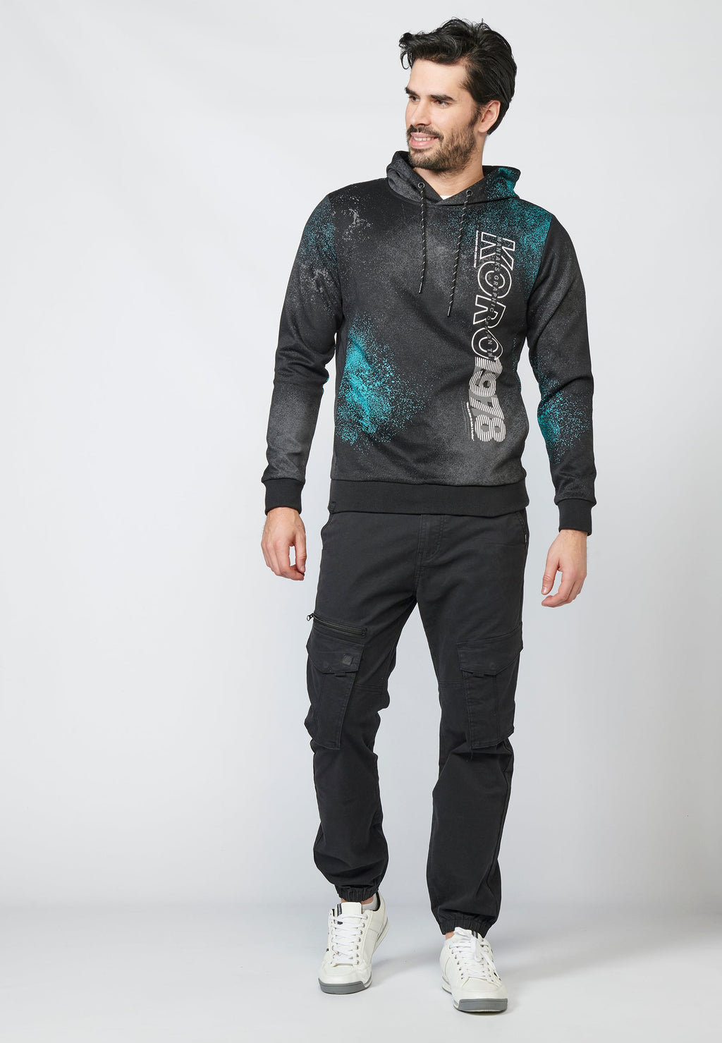 Sudadera de manga larga menta para hombre | ropa casual