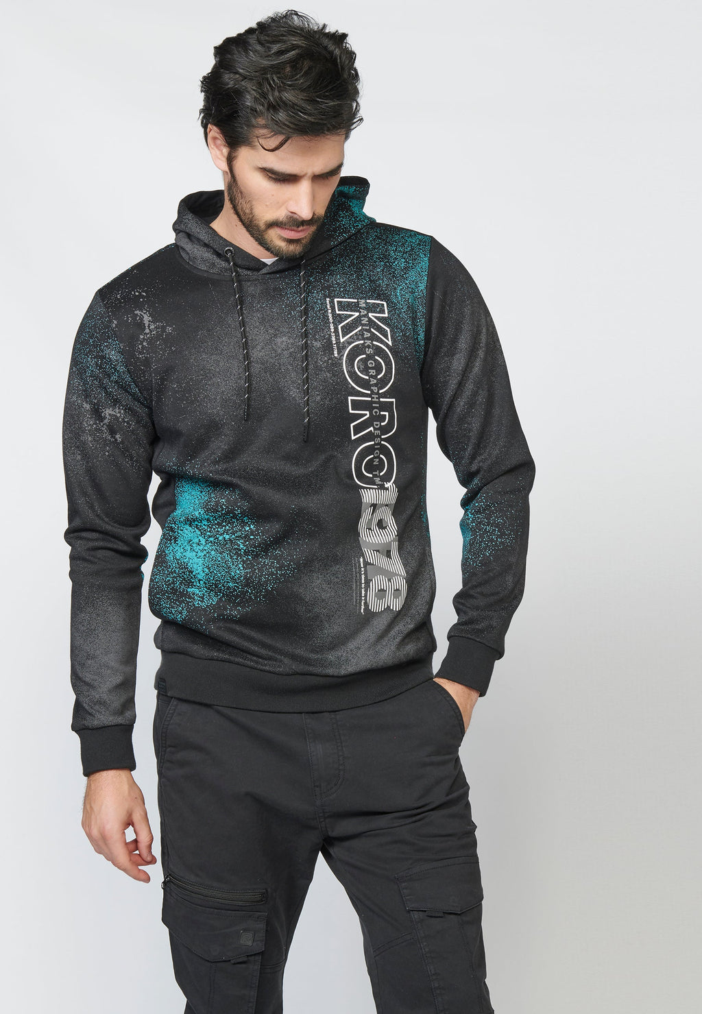 Sudadera de manga larga menta para hombre | ropa casual