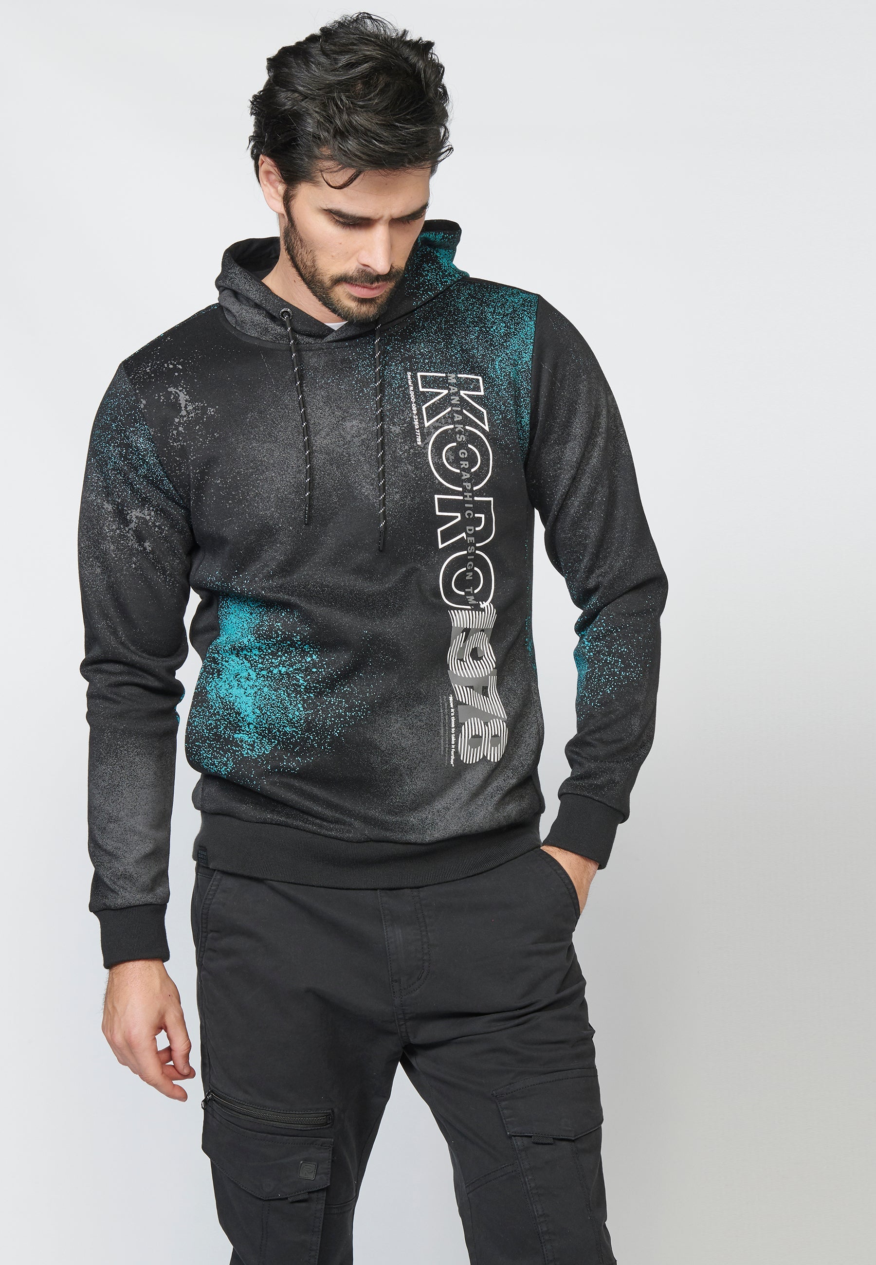 Sudadera de manga larga menta para hombre | ropa casual