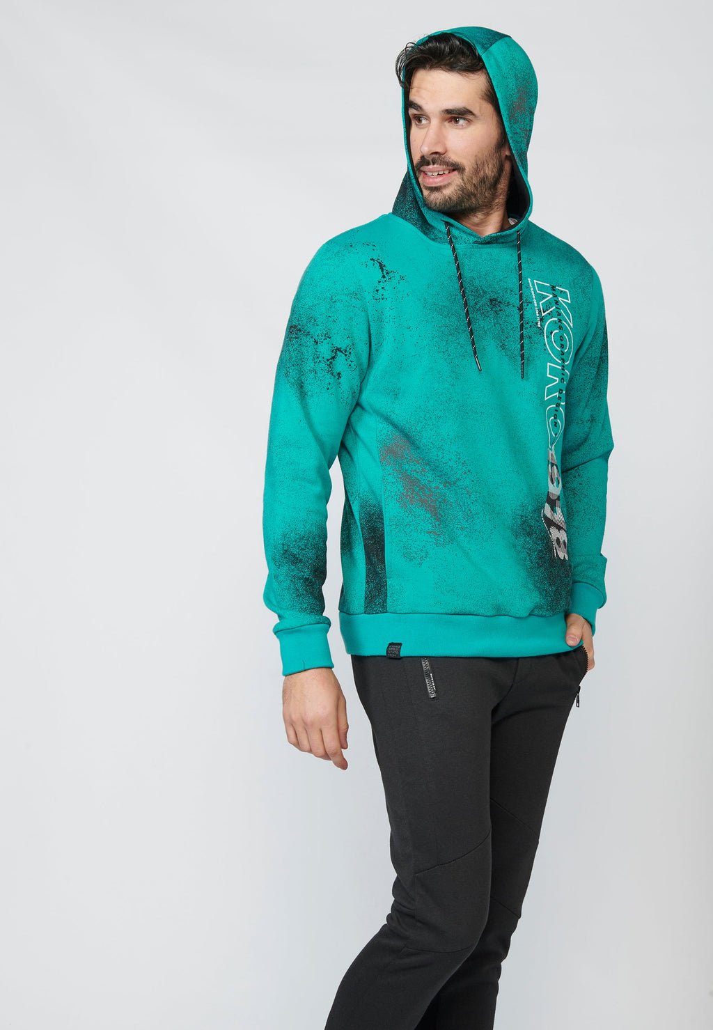 Sudadera de manga larga menta para hombre | ropa casual