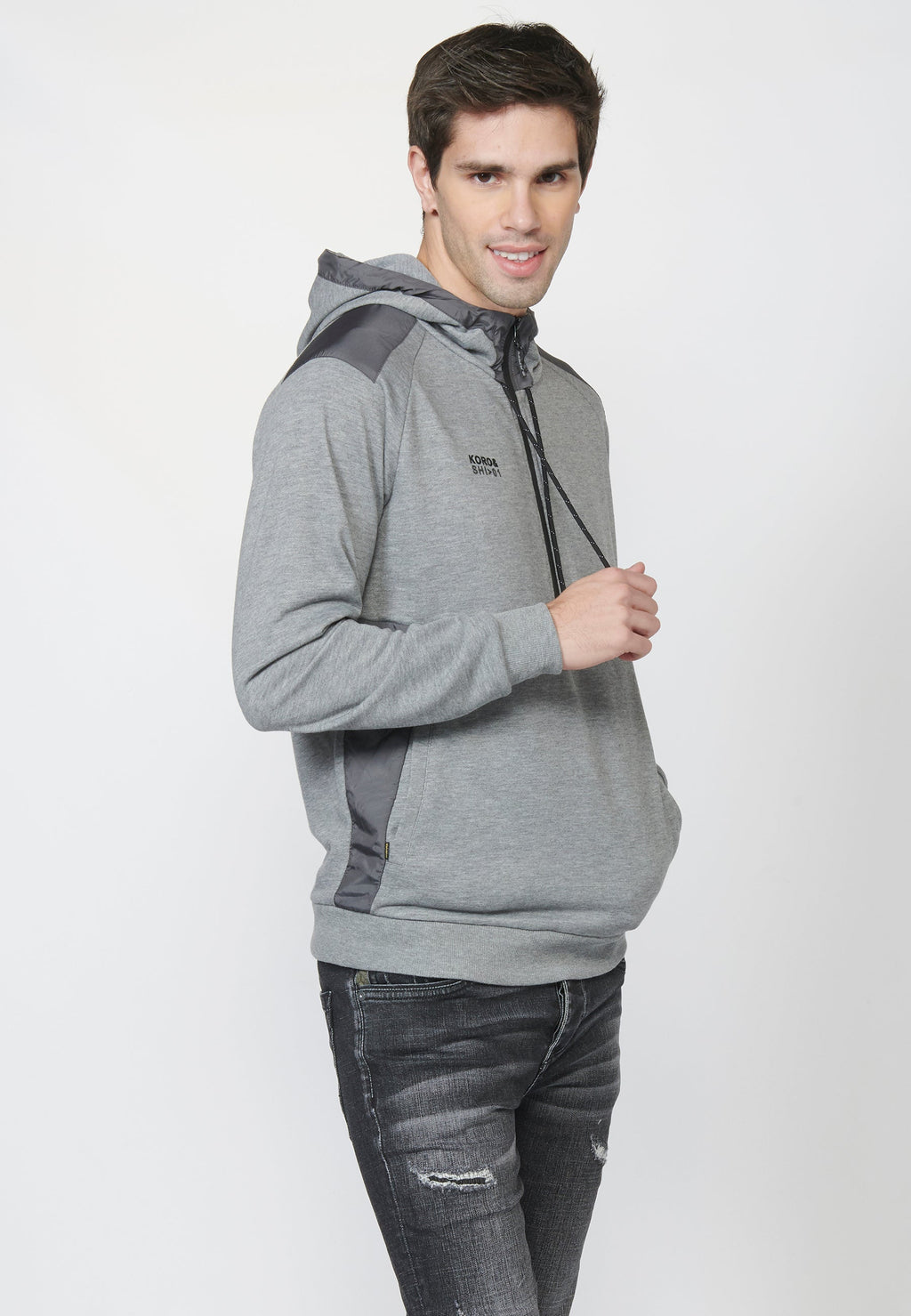 Sudadera de manga larga con capucha para hombre | ropa casual