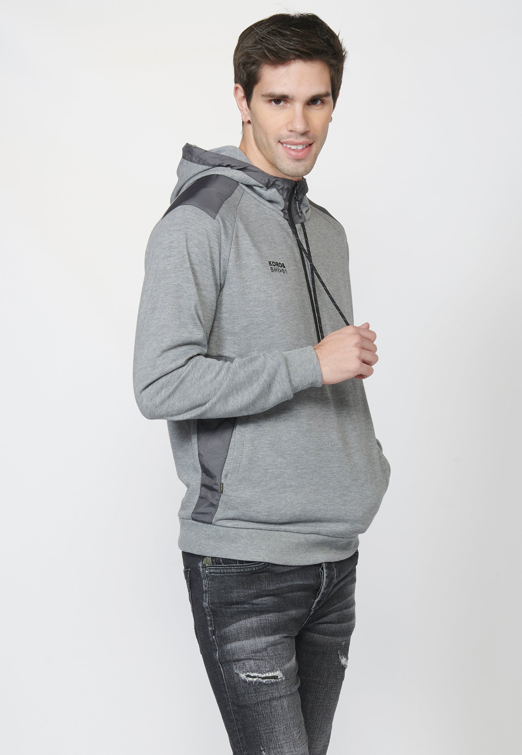 Sudadera de manga larga con capucha para hombre | ropa casual