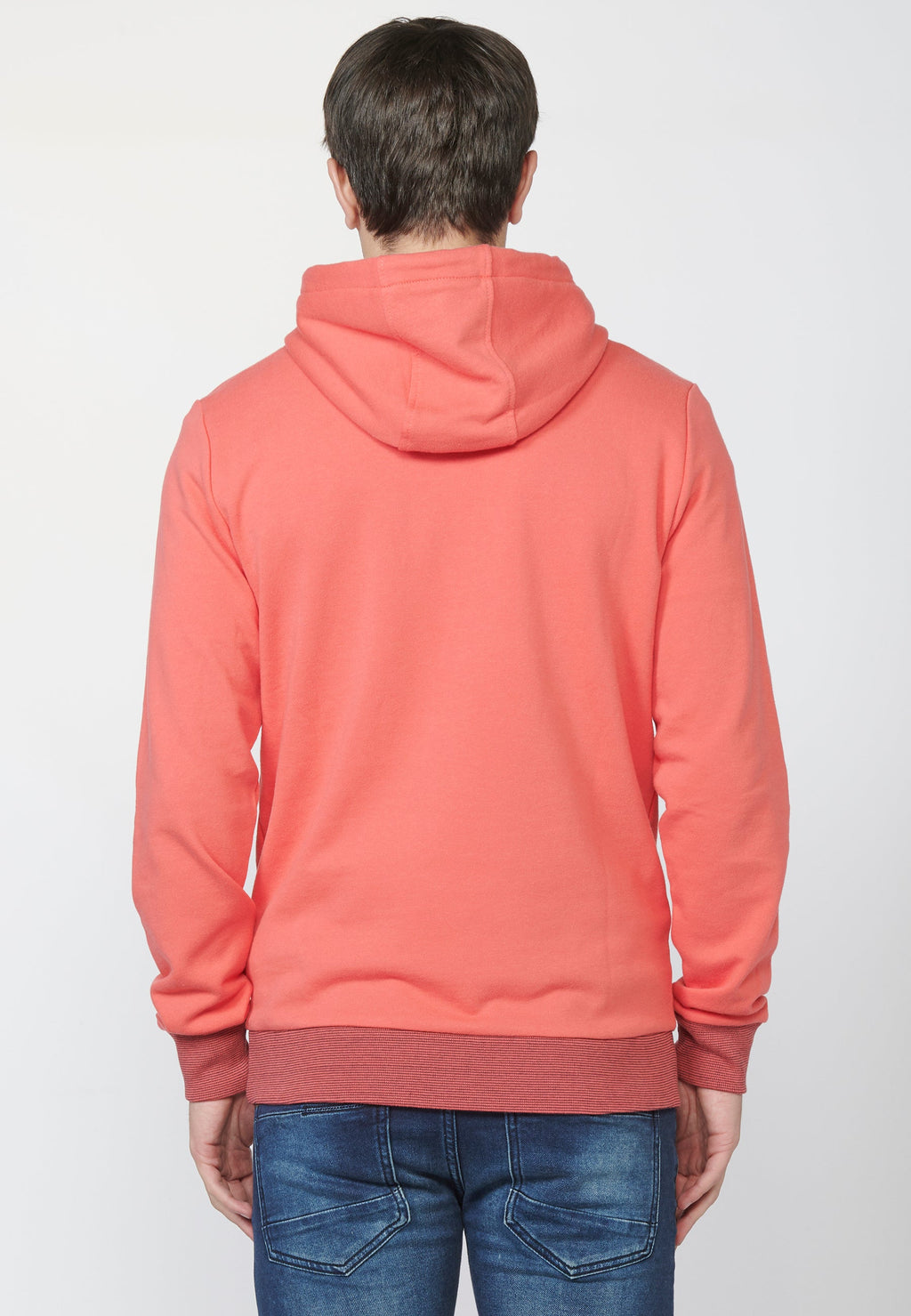 Sudadera de felpa con capucha ajustable y bolsillo tipo canguro | estilo versátil