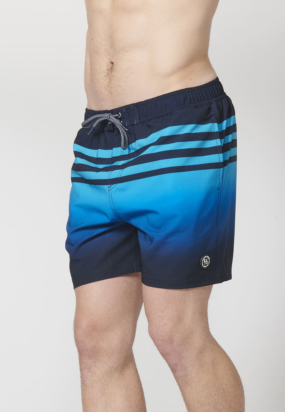 Bañador Corto Hombre Rayas Degradado – Koroshi 2211WA03