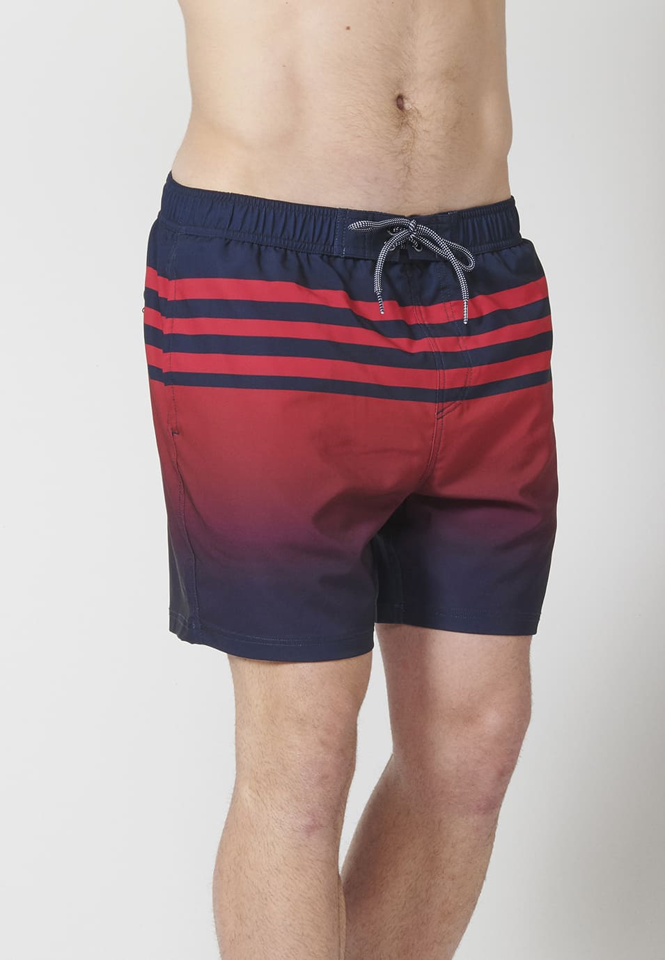 Bañador Corto Hombre Rayas Degradado – Koroshi 2211WA03