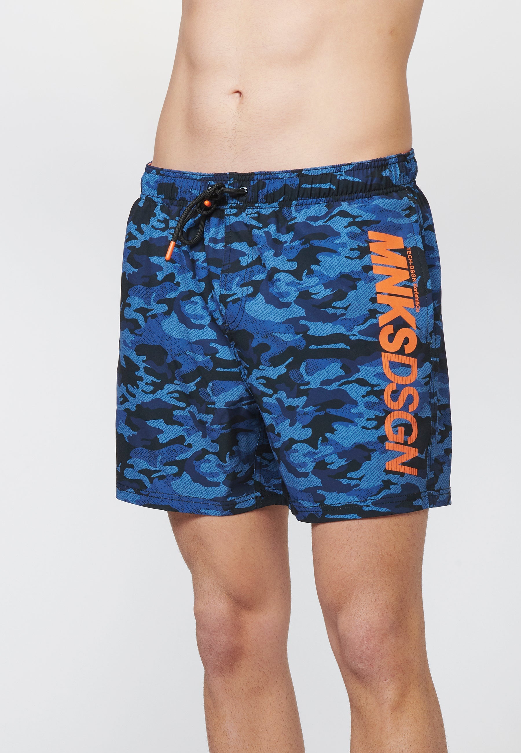 Bañador Corto Hombre Camuflaje con Logo – Koroshi 2211WA07