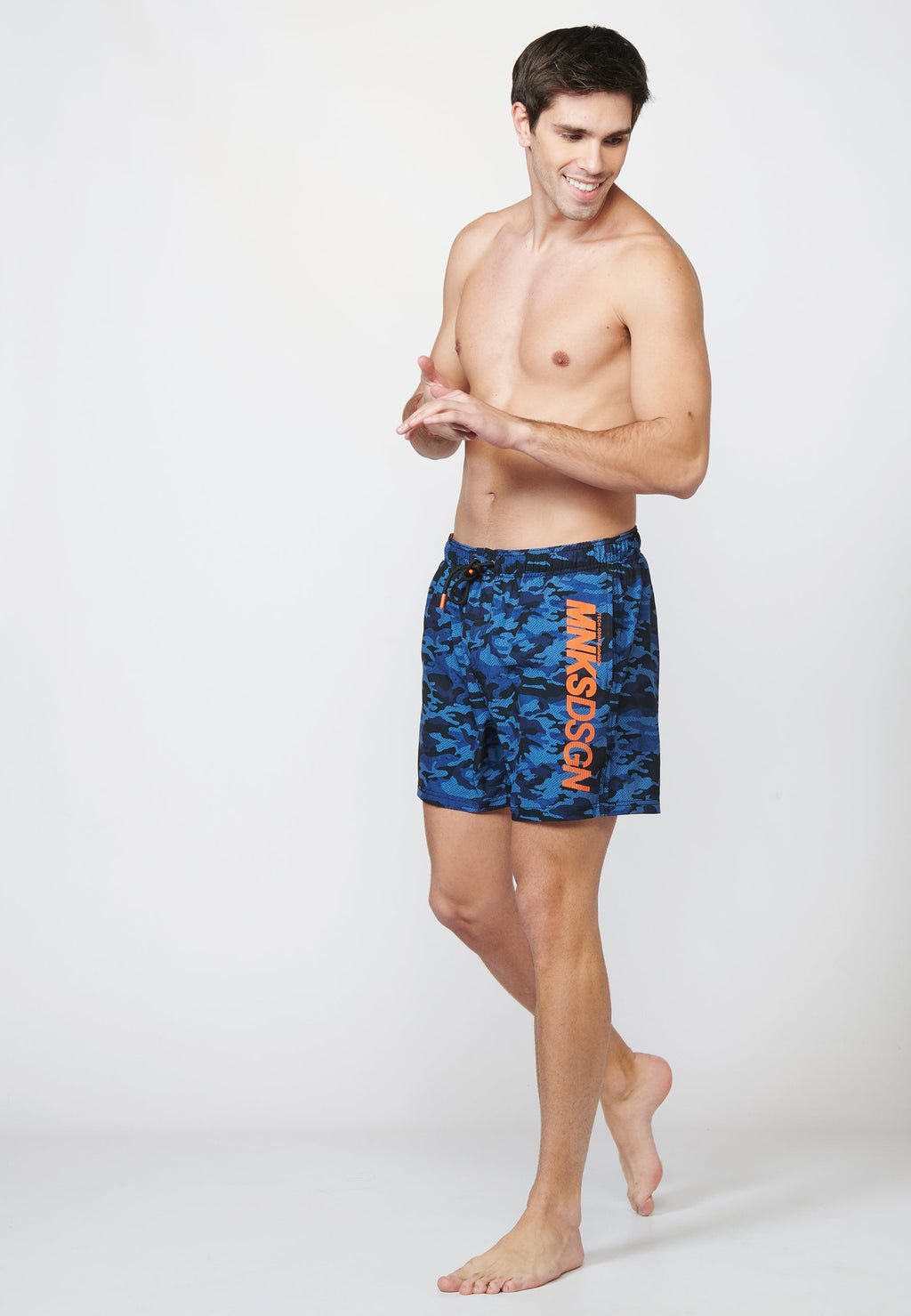 Bañador Corto Hombre Camuflaje con Logo – Koroshi 2211WA07