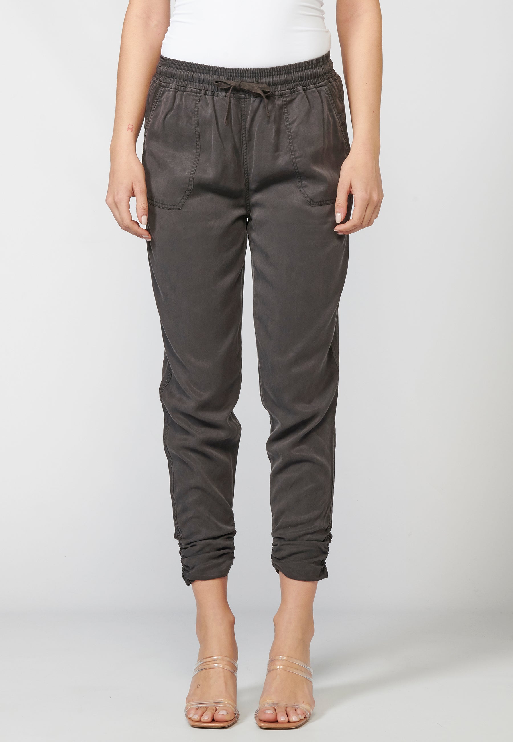 Pantalón de mujer deportivo jogger con cintura elástica ajustable
