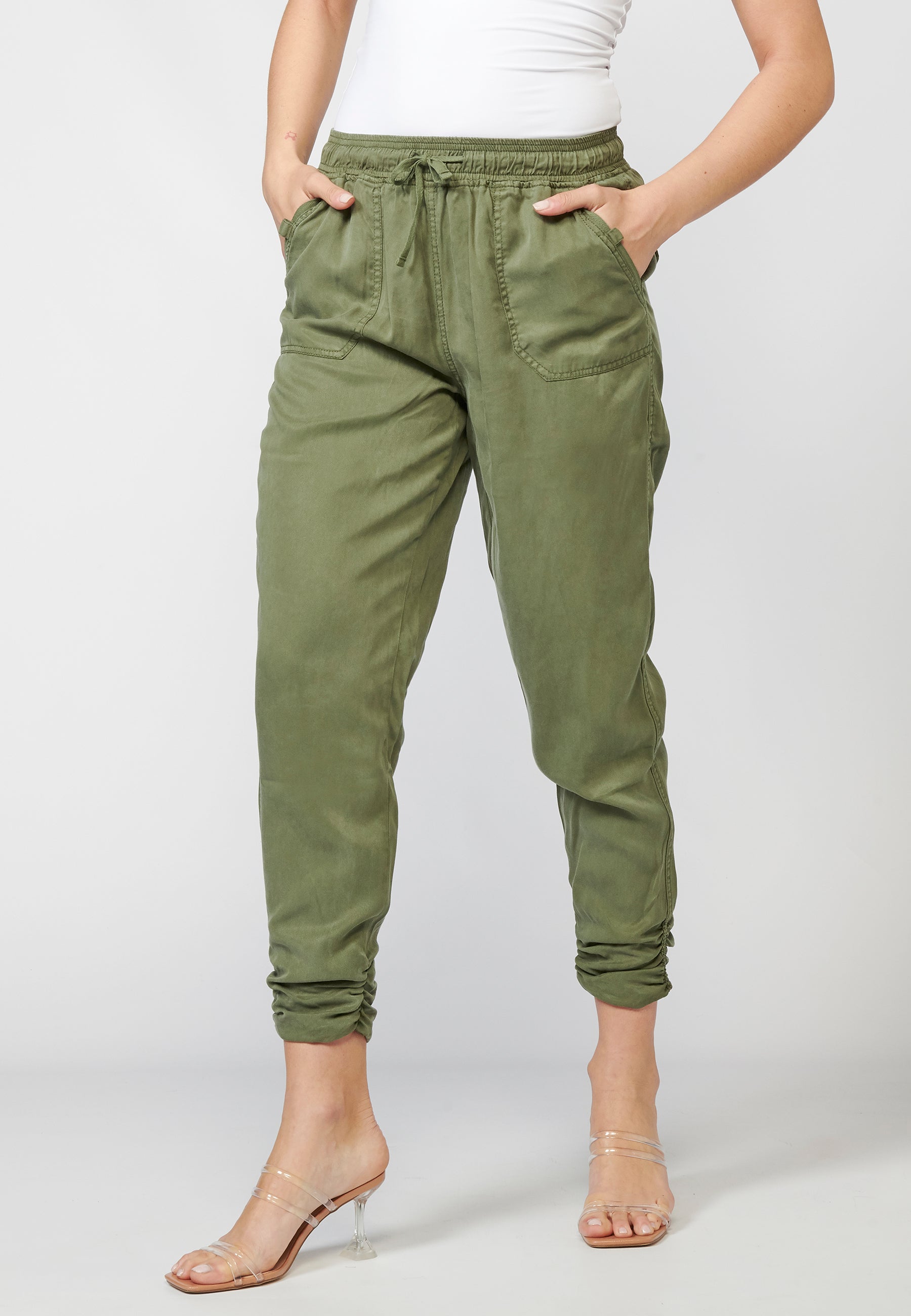 Pantalón de mujer deportivo jogger con cintura elástica ajustable