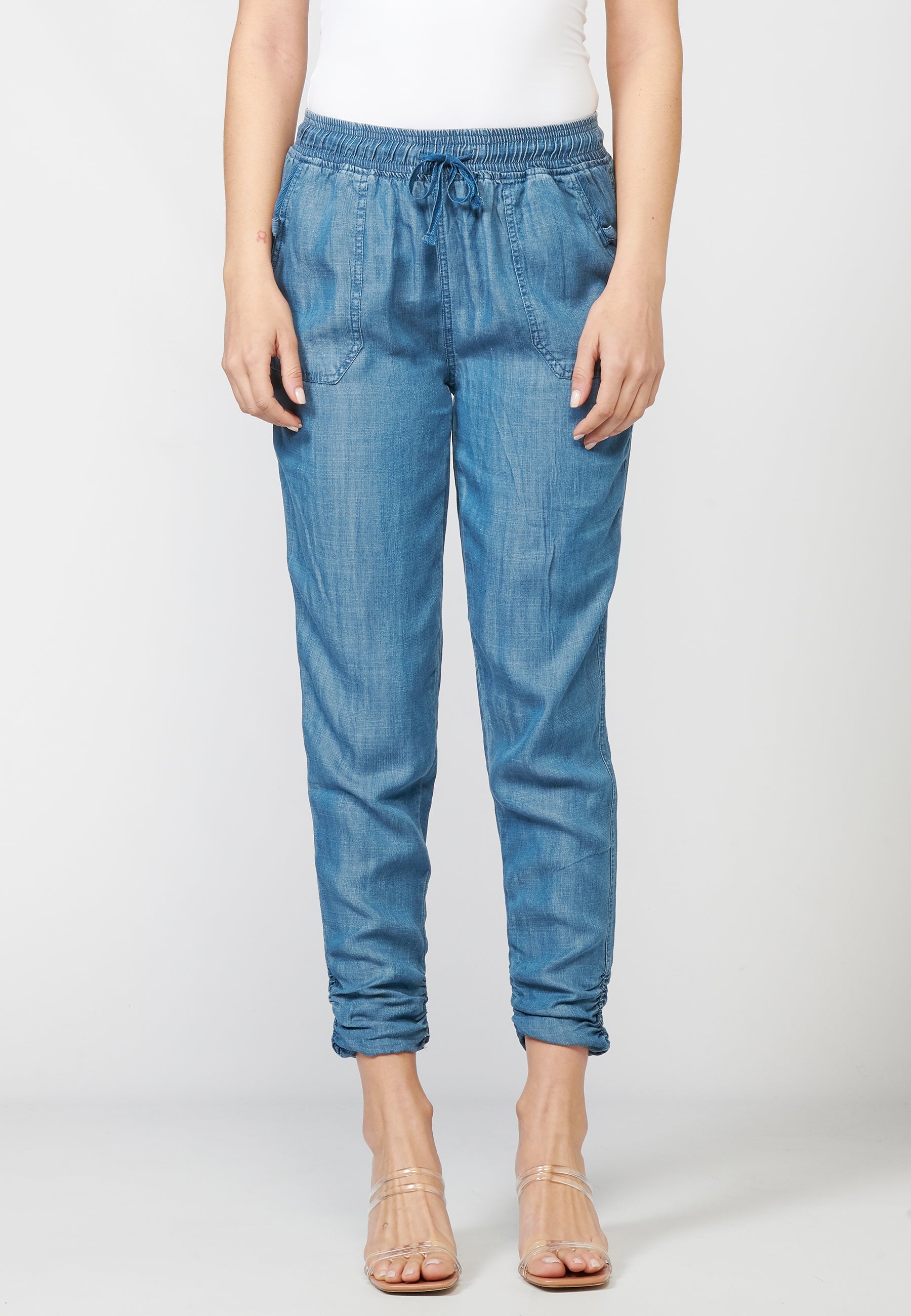Pantalón de mujer deportivo jogger con cintura elástica ajustable