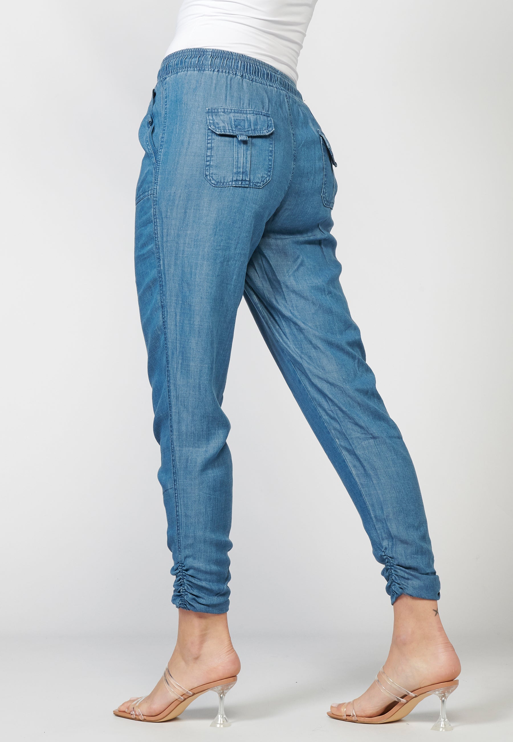 Pantalón de mujer deportivo jogger con cintura elástica ajustable