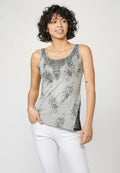 Camiseta top tirantes con escote redondo y estampado floral | moda urbana
