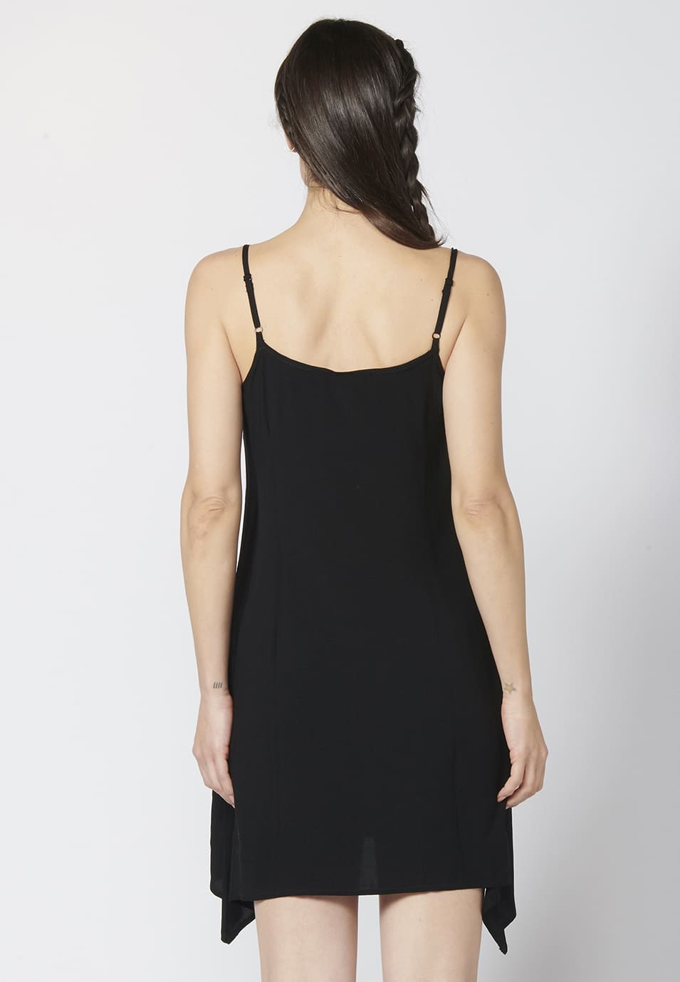 Vestido tirantes mandalas algodón estampado étnico 100% algodón para mujer