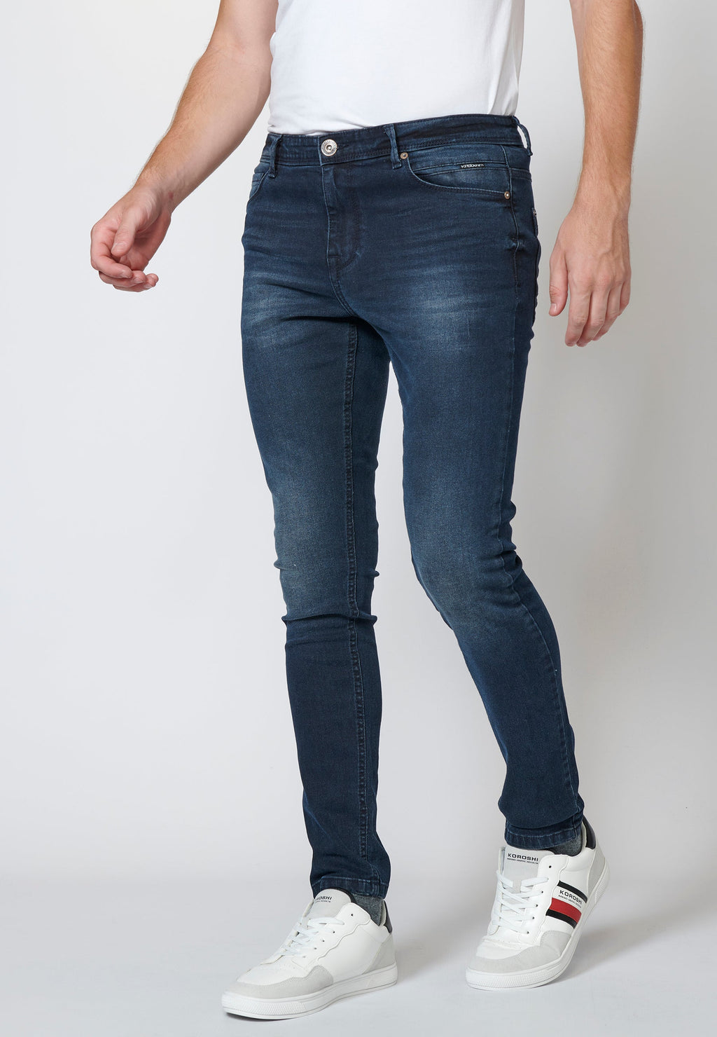 Pantalón largo jeans super skinny para hombre