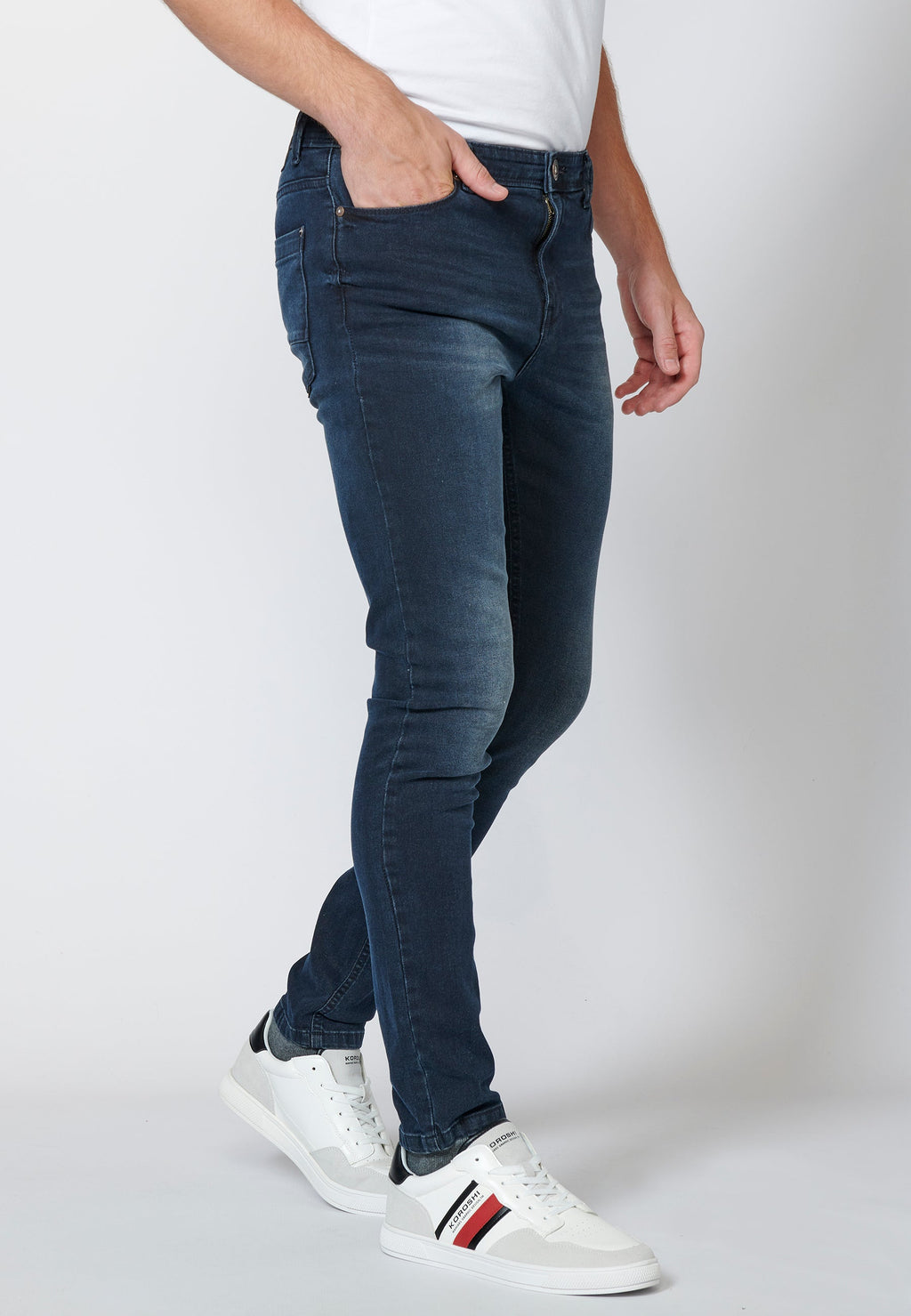 Pantalón largo jeans super skinny para hombre