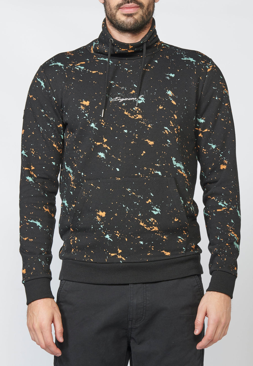 Sudadera felpa estampada