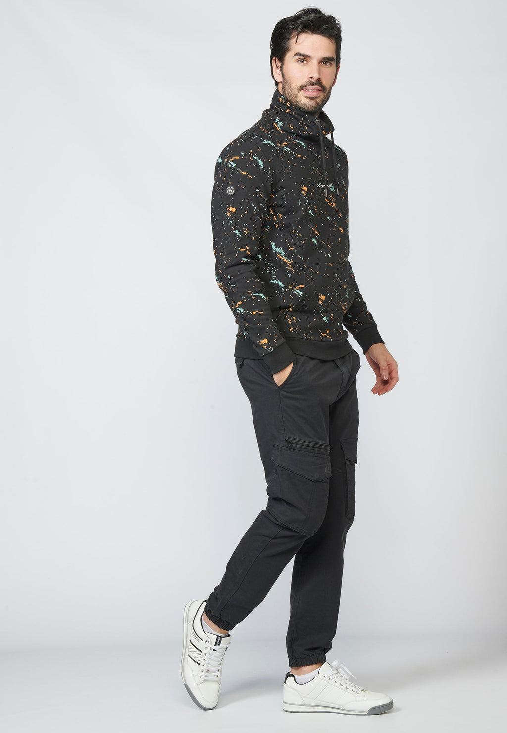 Sudadera felpa estampada