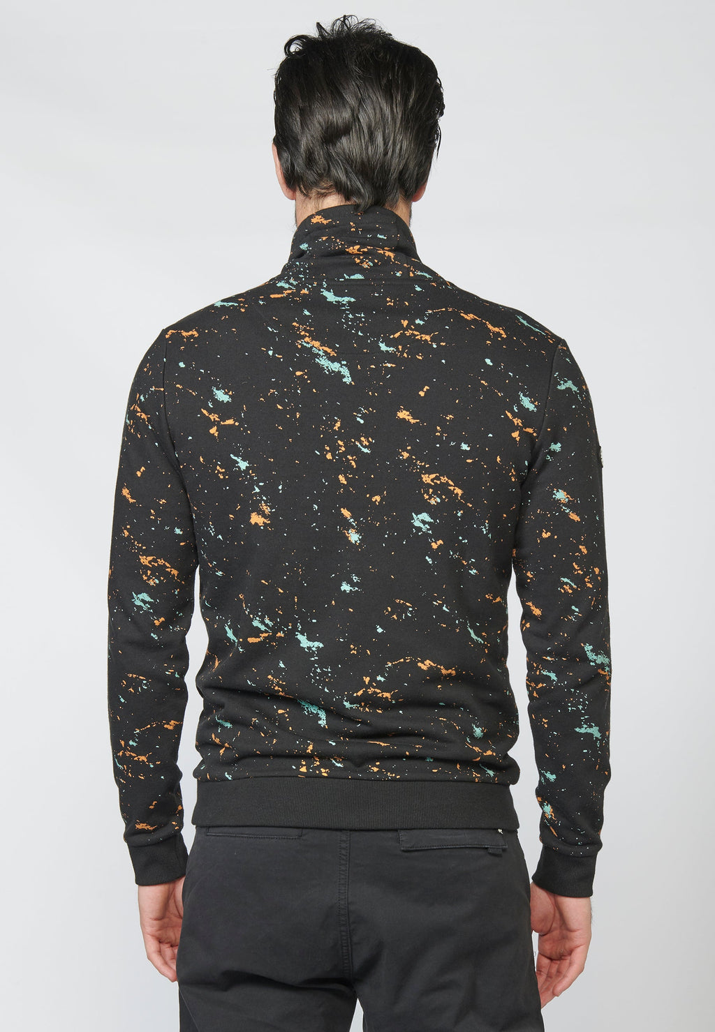 Sudadera felpa estampada