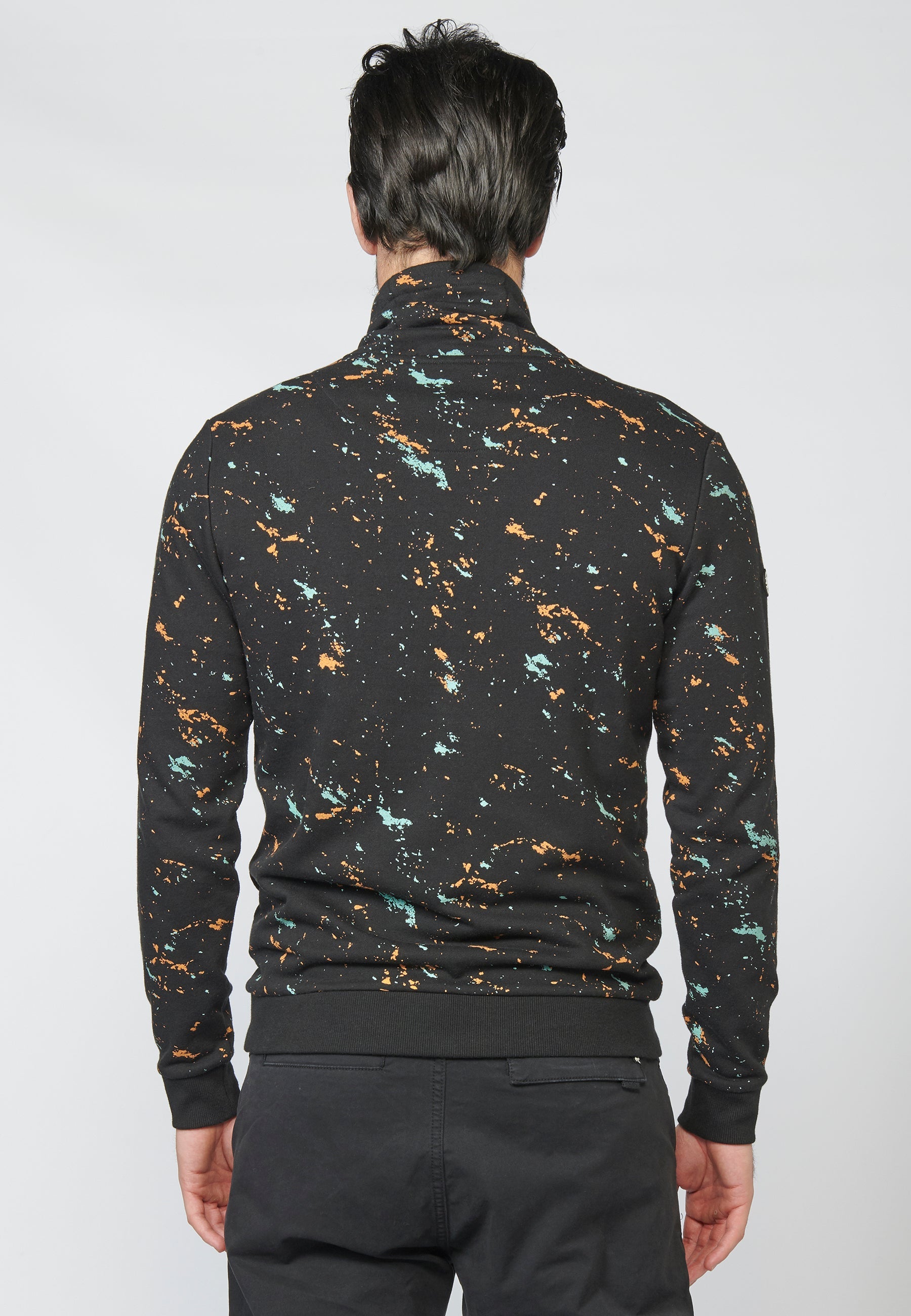 Sudadera felpa estampada