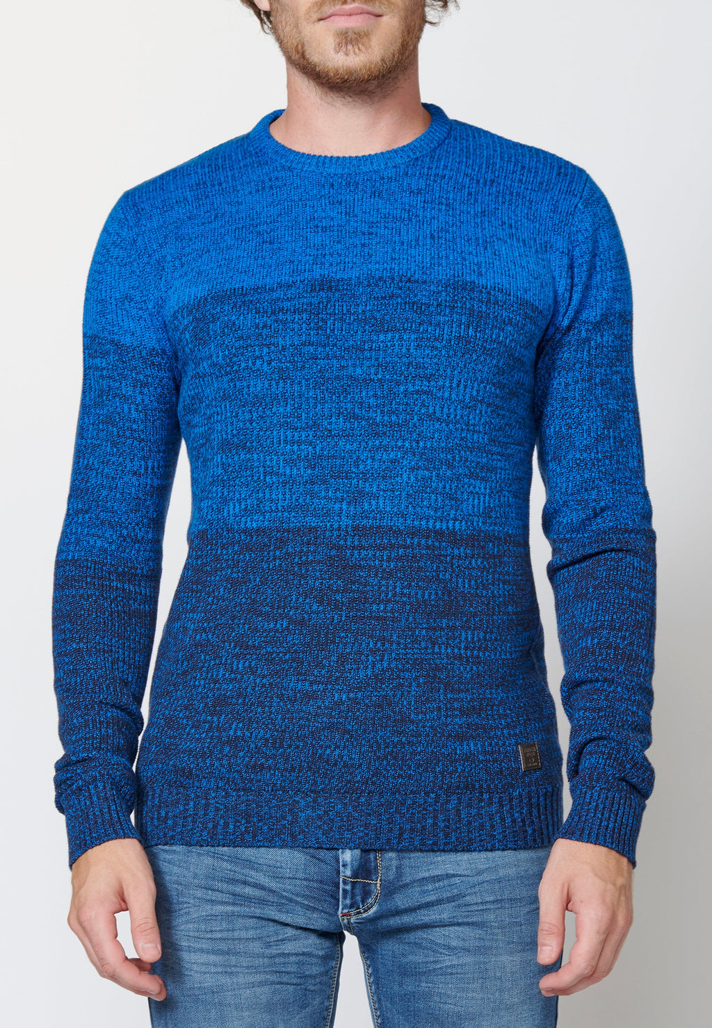 Jersey punto tricot algodón hombre
