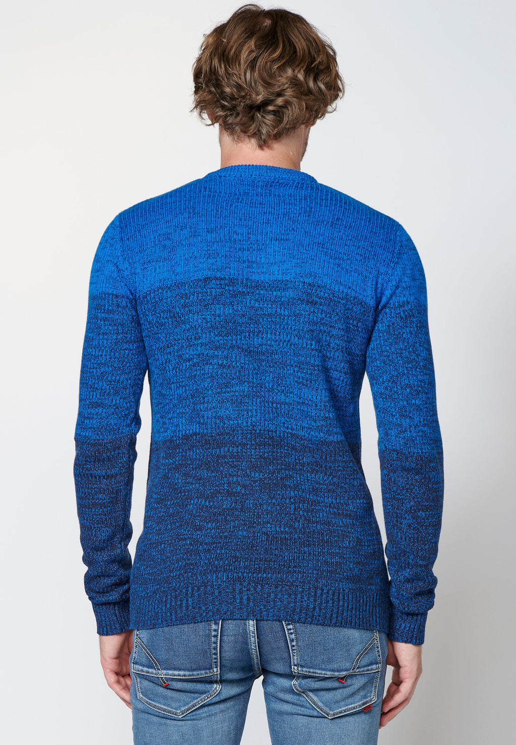 Jersey punto tricot algodón hombre