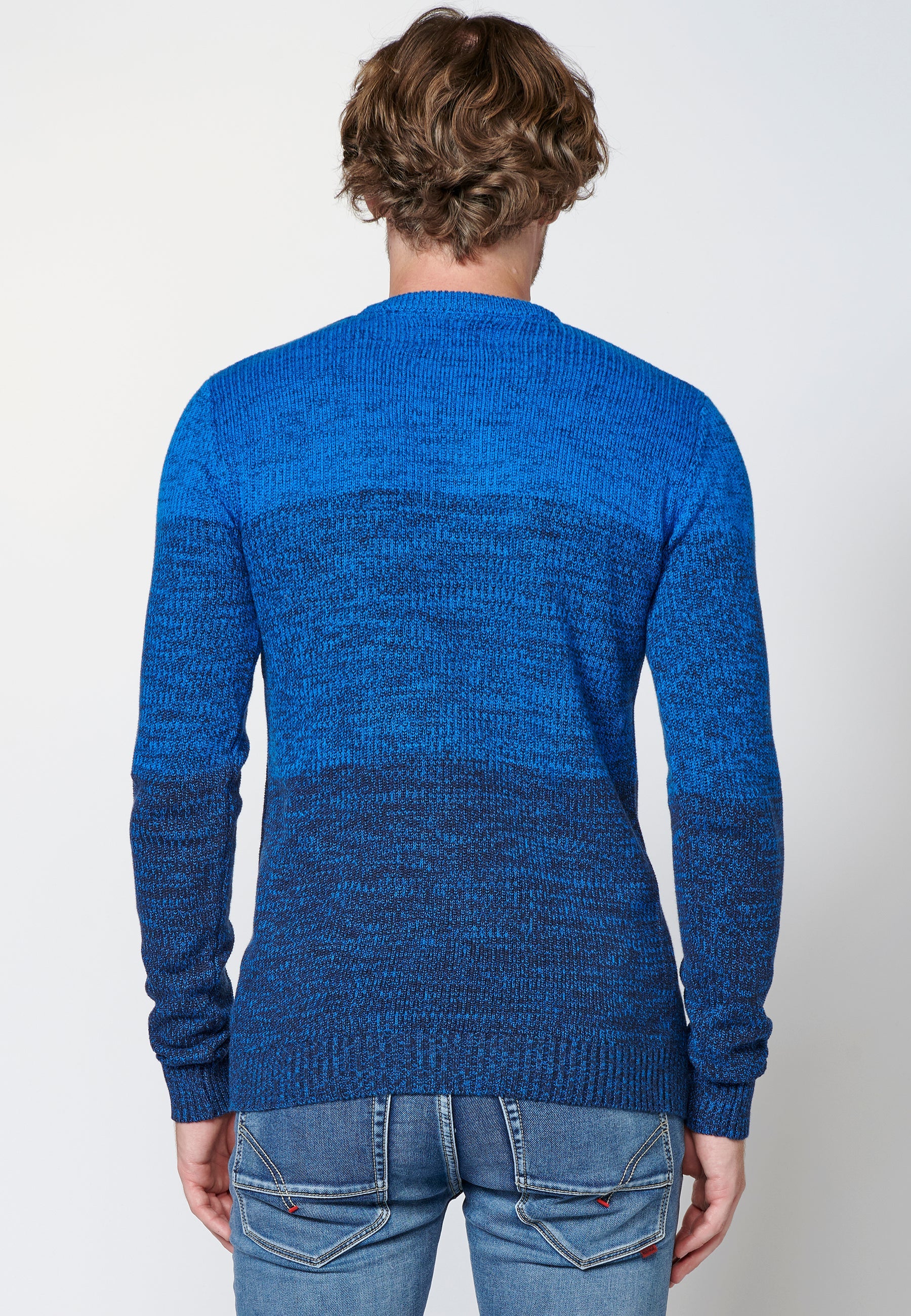 Jersey punto tricot algodón hombre