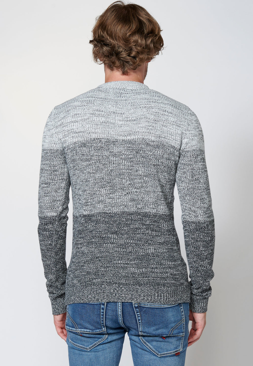 Jersey punto tricot algodón hombre