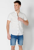 Camisa Hombre Manga Corta Algodón Micro Estampado – Koroshi 2311CC32