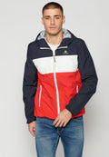 Chaqueta Cortavientos Capucha Hombre – Koroshi Azul Marino