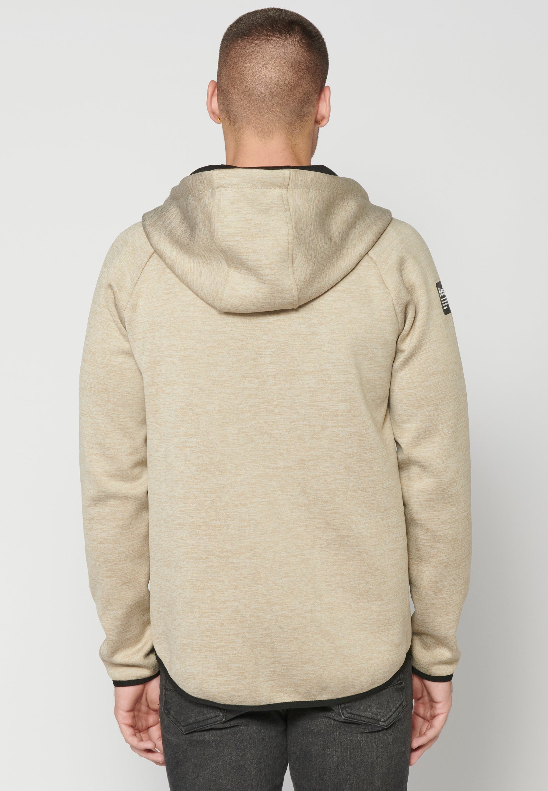 Chaqueta Sudadera Hombre con Capucha y Cremallera – Koroshi Arena