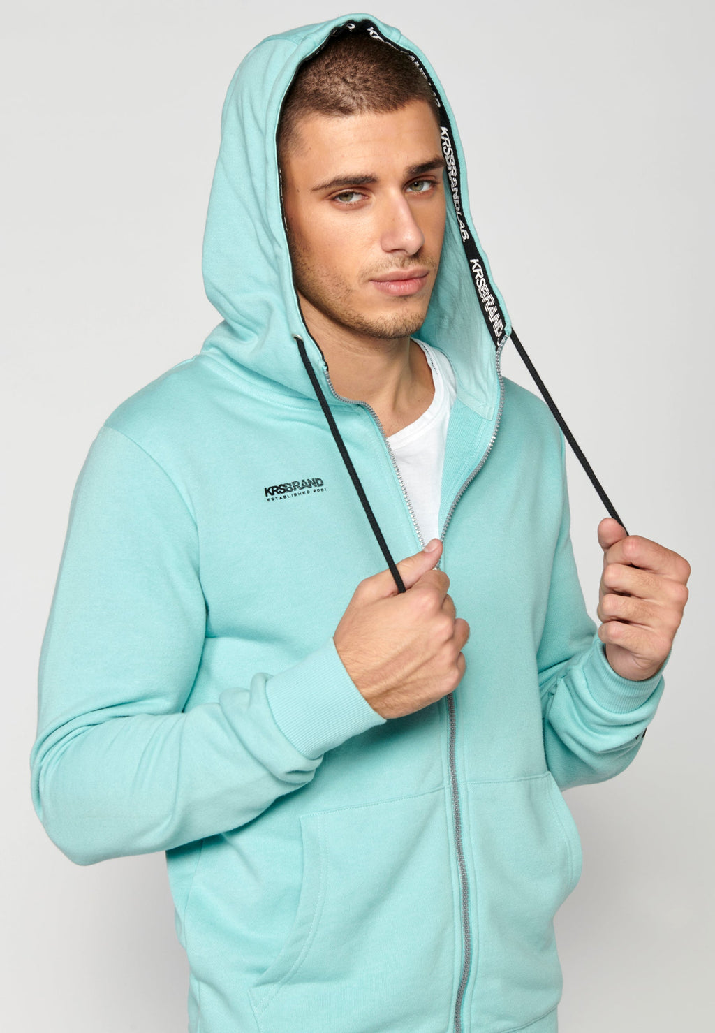 Chaqueta Sudadera Hombre con Capucha y Cremallera – Koroshi 2311JA75
