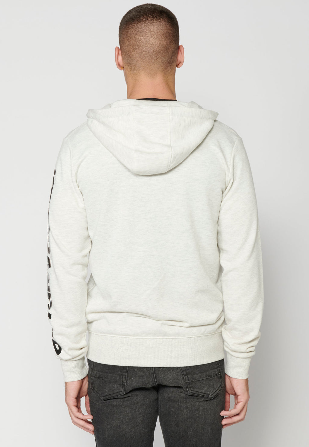 Chaqueta Sudadera Hombre con Capucha y Cremallera – Koroshi 2311JA75