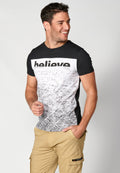 Camiseta Hombre Manga Corta Cuello Redondo con Texto – Koroshi 2311MC08