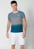 Camiseta Hombre Manga Corta Cuello Redondo a Rayas – Koroshi 2311MC37