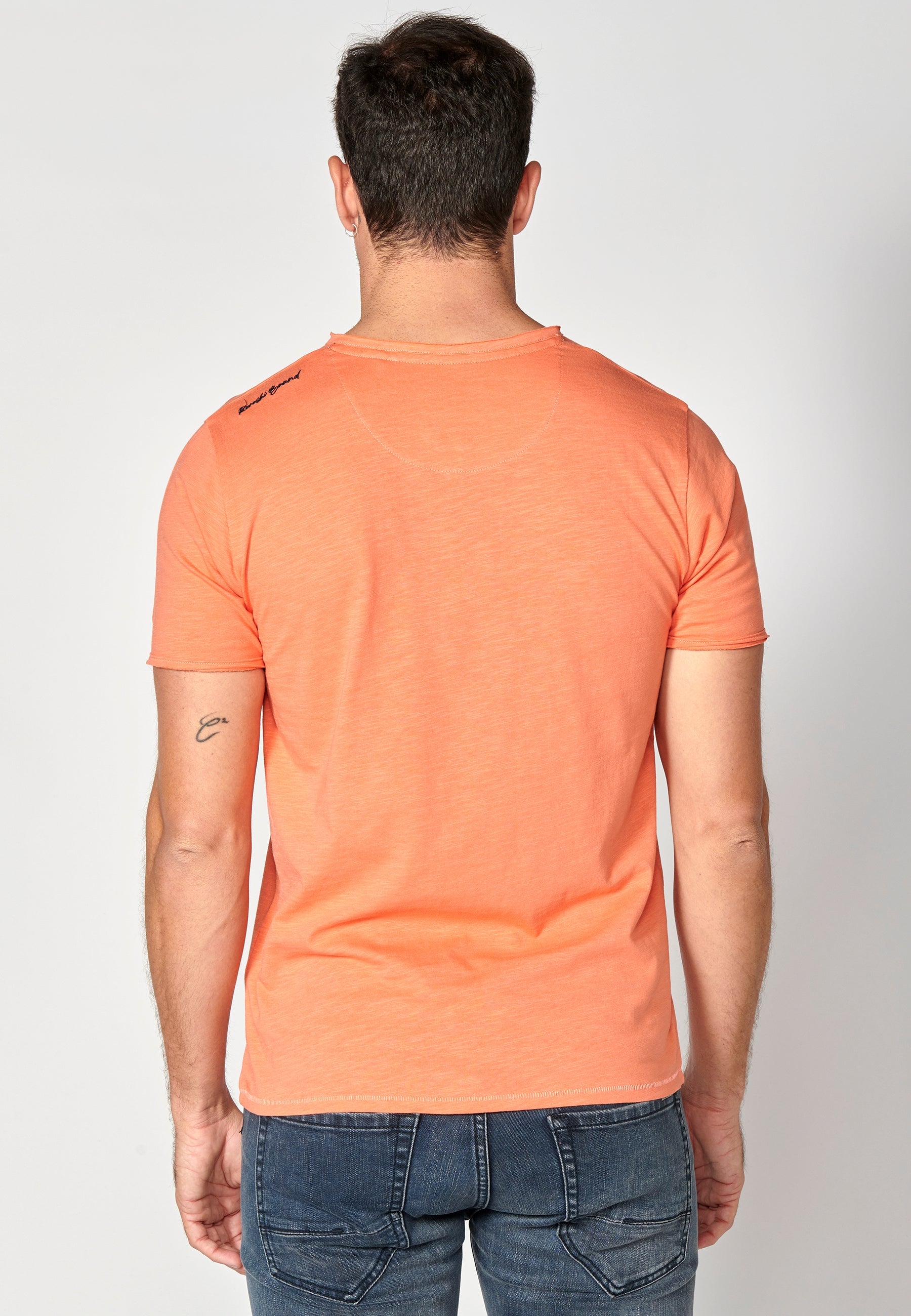Camiseta Hombre Manga Corta Cuello con Botones – Koroshi 2311MC62