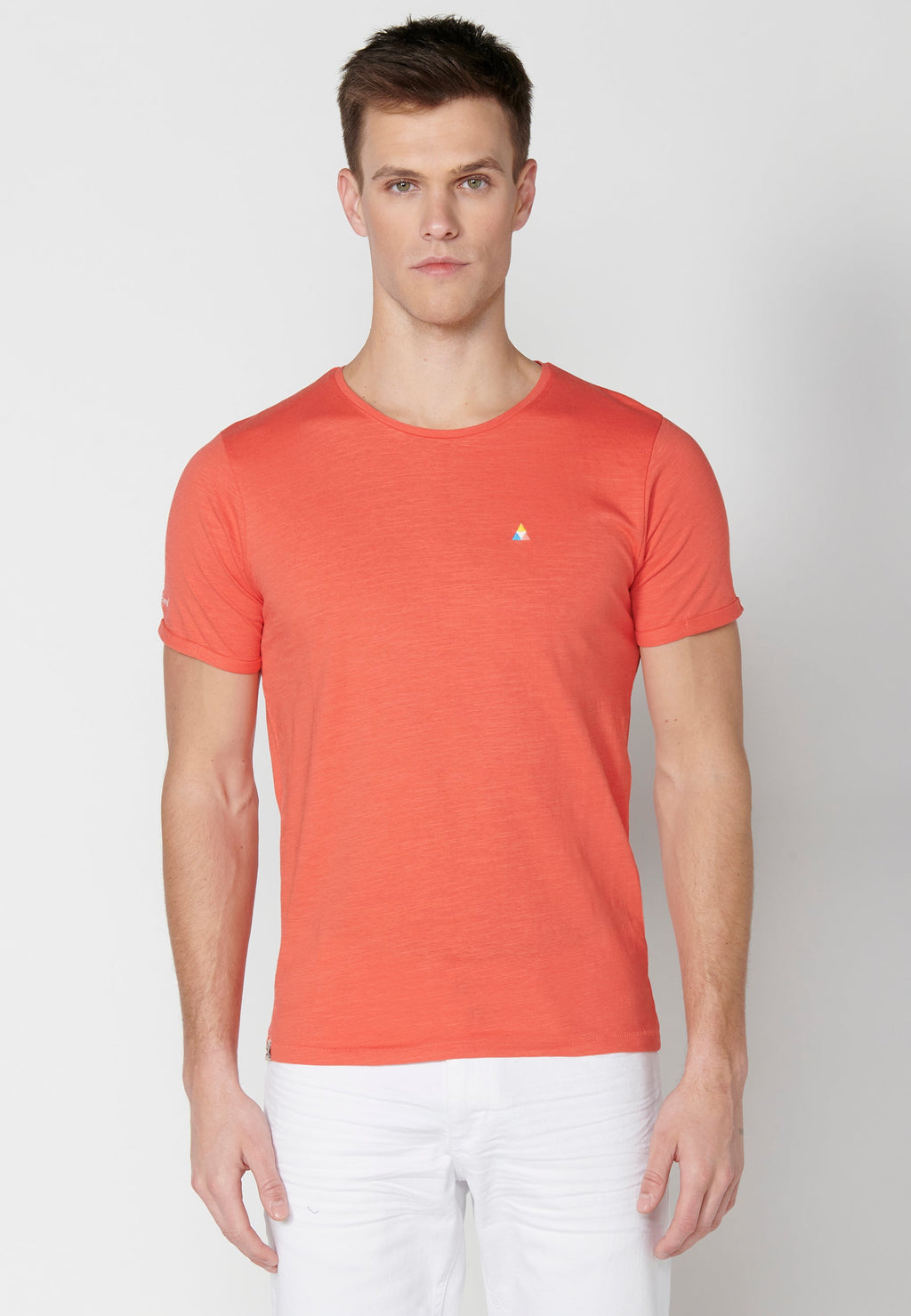 Camiseta Hombre Manga Corta Cuello Redondo Básica – Koroshi 2311MC63