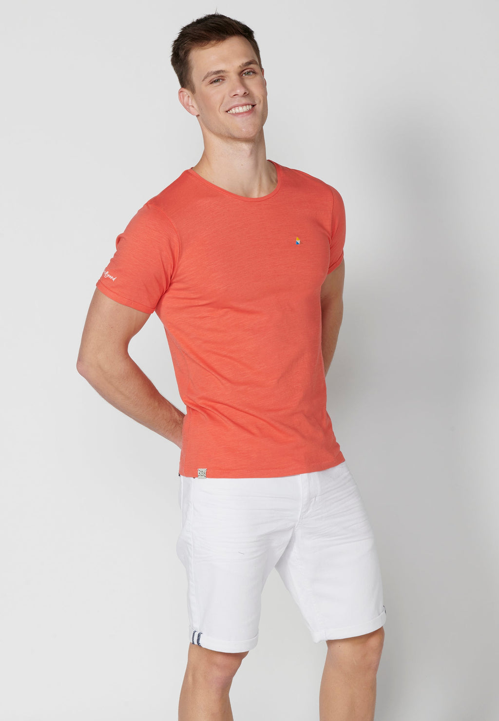 Camiseta Hombre Manga Corta Cuello Redondo Básica – Koroshi 2311MC63
