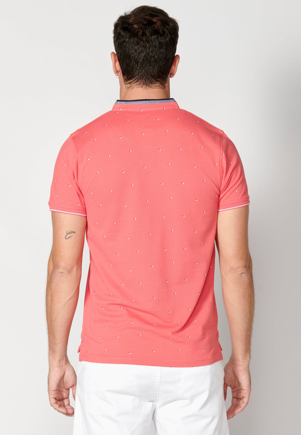 Polo Hombre Manga Corta Cuello Mao Estampado – Koroshi 2311PC22