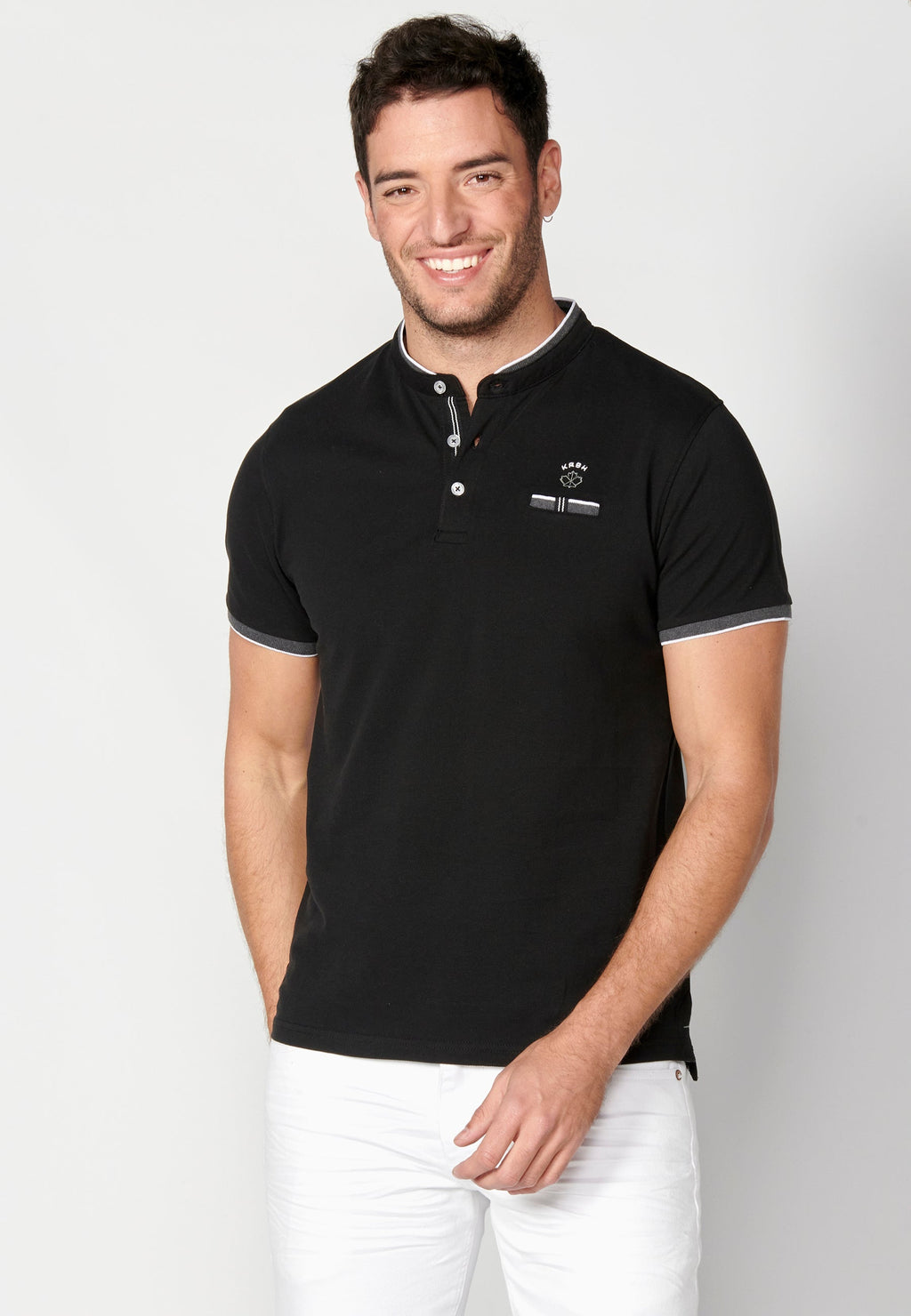 Polo Hombre Manga Corta Cuello Mao – Koroshi 2311PC23