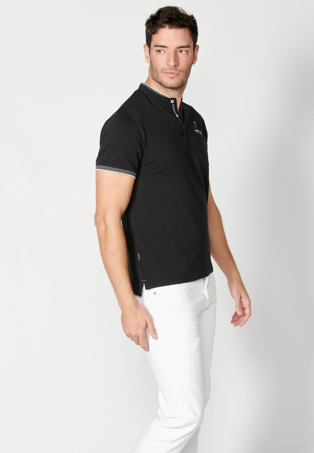 Polo Hombre Manga Corta Cuello Mao – Koroshi 2311PC23
